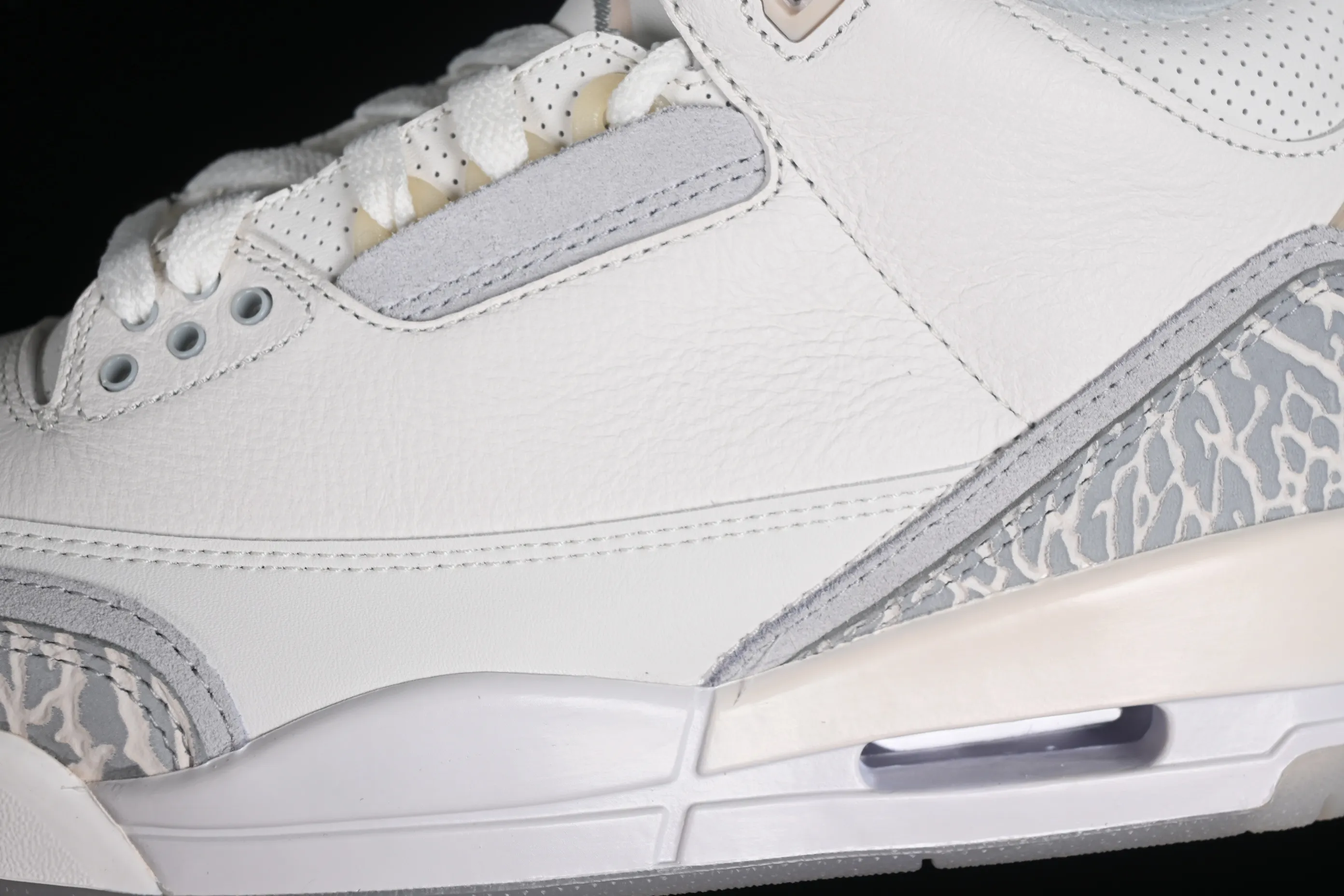 All categories Air Jordan Jordan series basketball shoes Air Jordan 3 foreign trade version Air Jordan 3 "Craft Ivory" AJ3 Joe 3 ivory white full head layer FJ9479-100